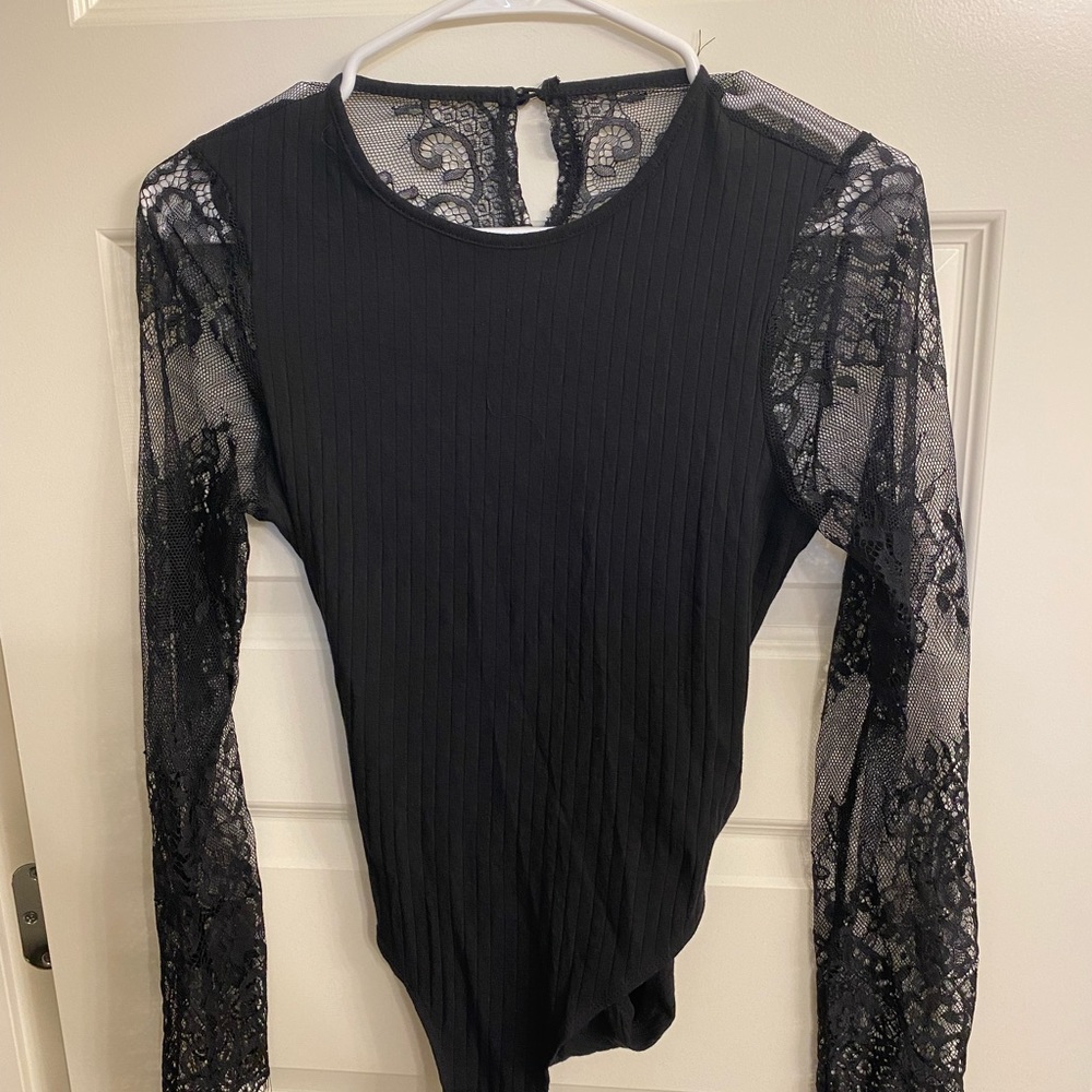 Black Lace body suit